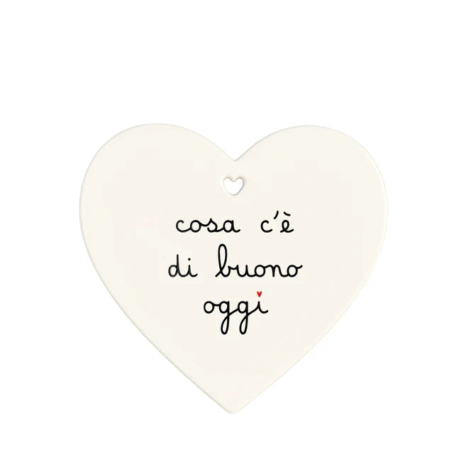 Sottopentola cuore Cosa c'è di buono oggi