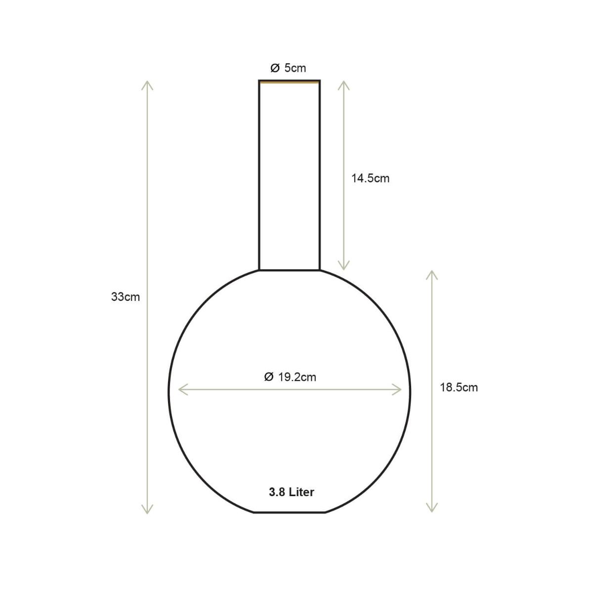 Vaso Metallo Medium Pink Pip Studio
