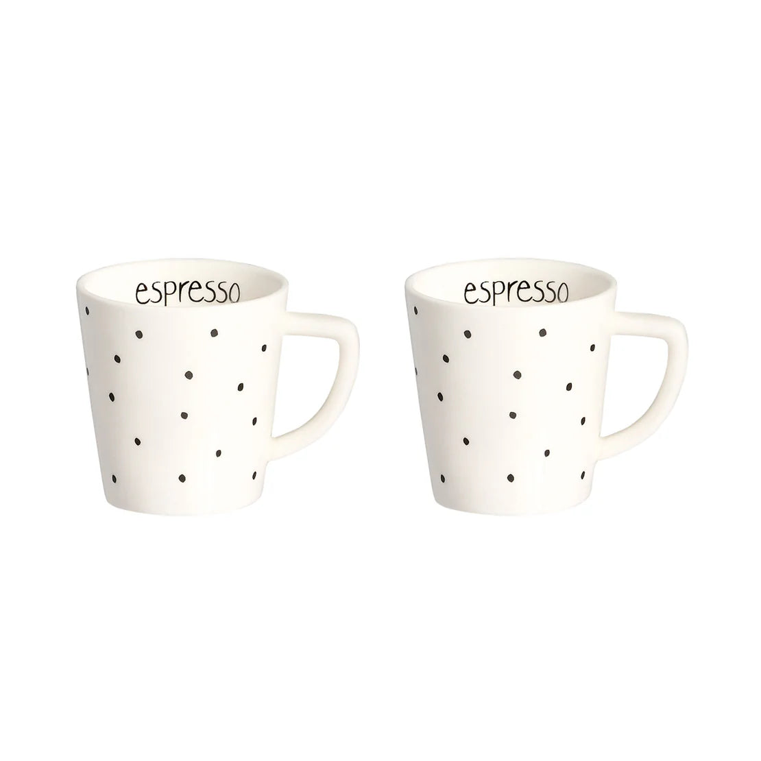 Set 2 tazzine espresso Pois espresso