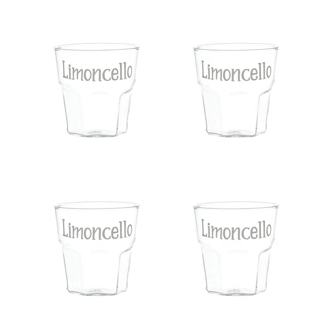 Set 4 bicchierini liquore Limoncello