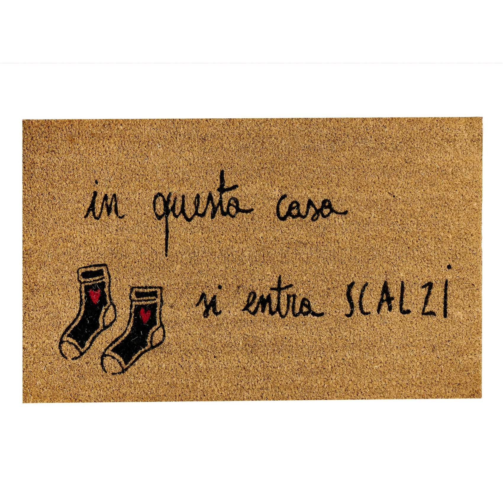 Zerbino In questa casa si entra scalzi