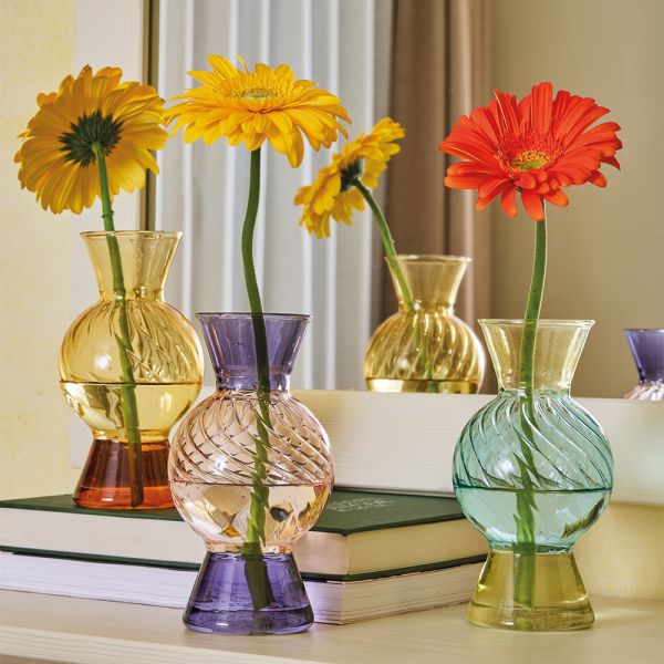 Vaso Vetro Multicolor