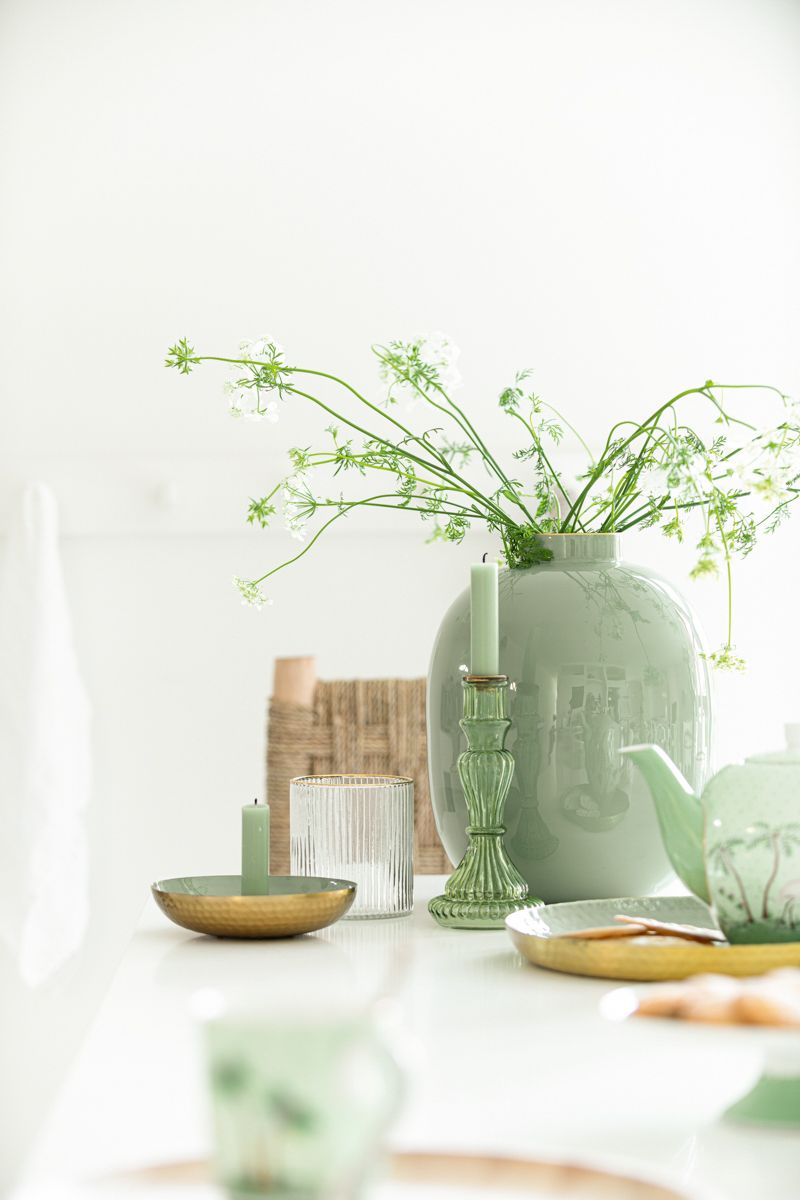 Vaso Metallo Green Pip Studio