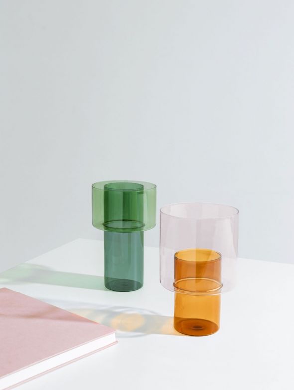 Vaso Boreale Ambra/Rosa Ichendorf