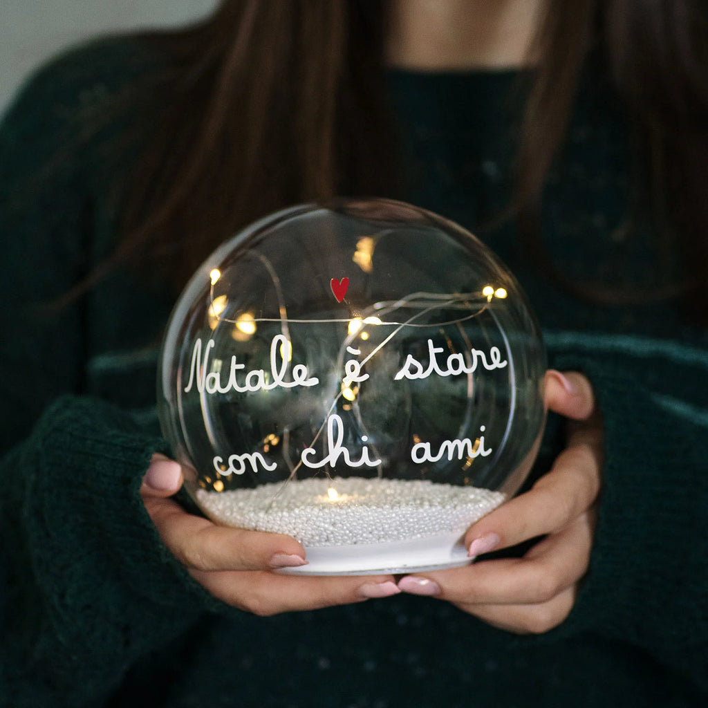 Palla led Natale è stare con chi ami
