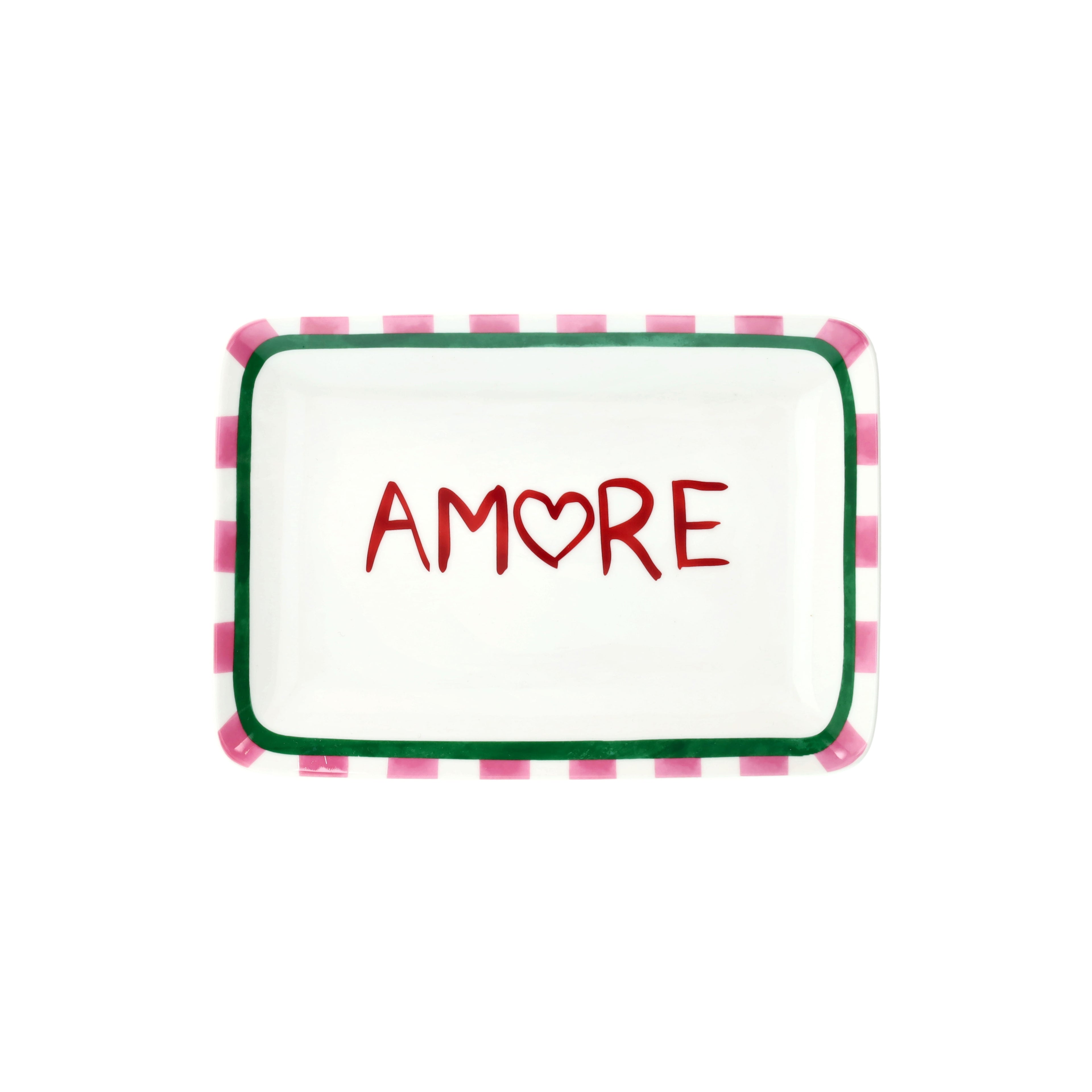 Piatto rettangolare Amore