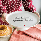 Alzata per dolci e torte in gres - Che buona questa torta