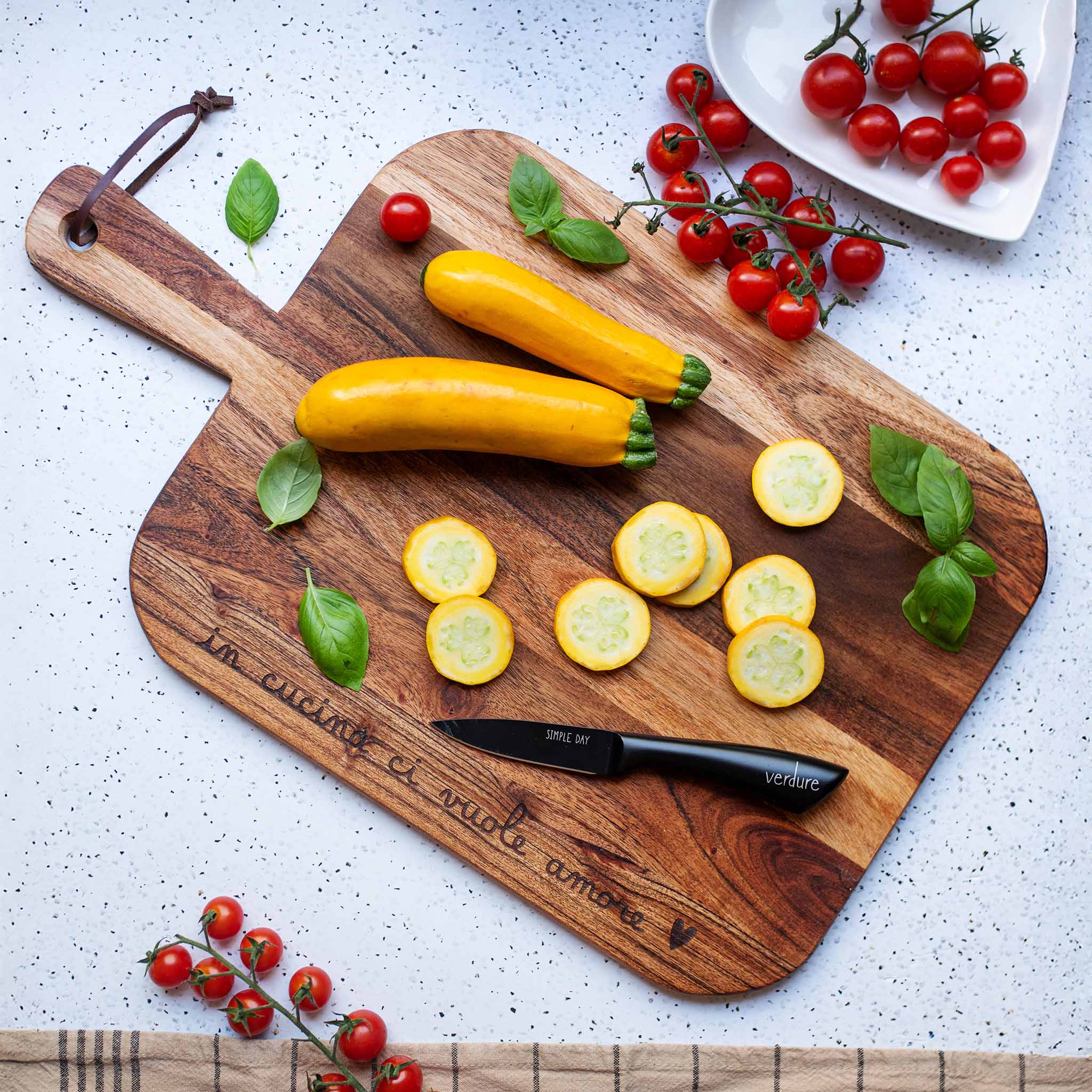 Tagliere In cucina ci vuole amore