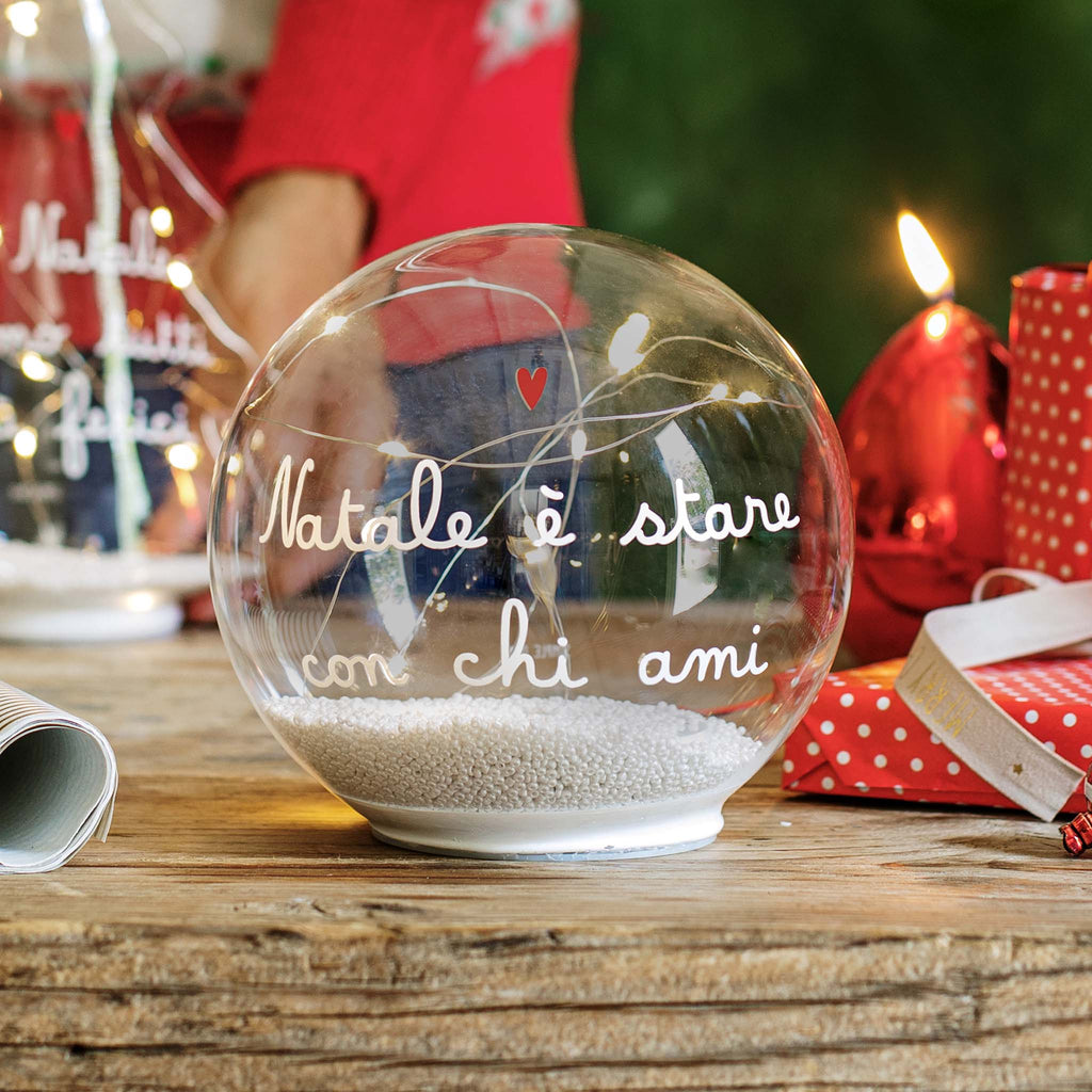 Palla led Natale è stare con chi ami