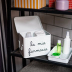 Scatola in acciaio verniciato La mia farmacia