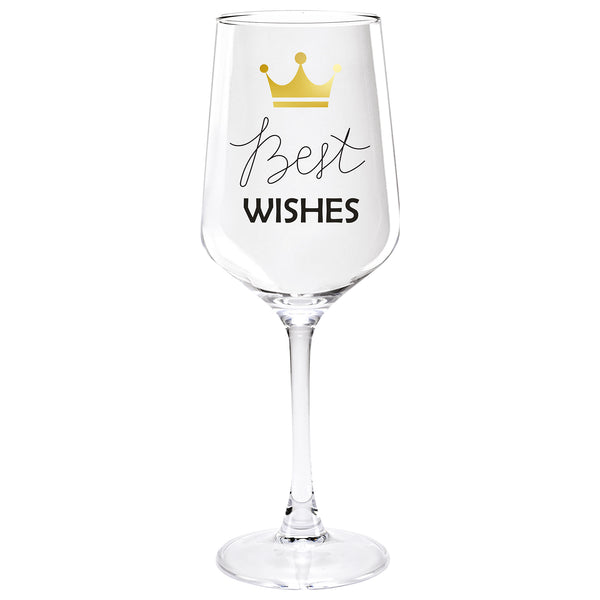 SET 2 CALICI IN VETRO “BEST WISHES”