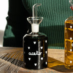Bottiglia aceto decoro Tappezzeria Cuori 350 ml