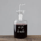 Bottiglia aceto decoro Un pò di aceto 350 ml