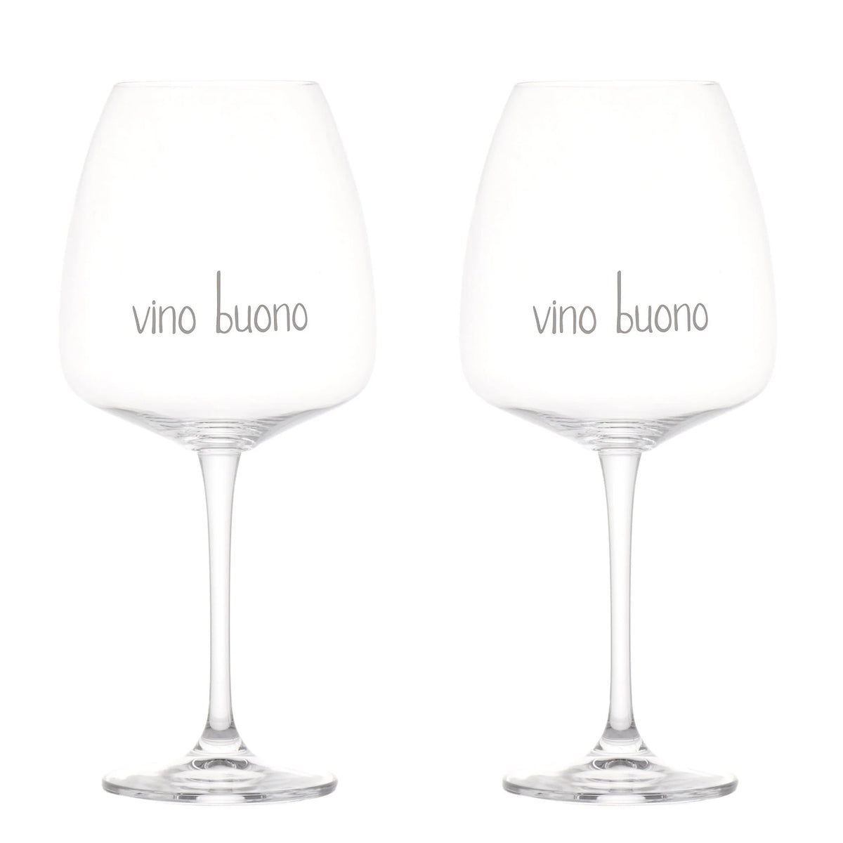 Set 2 calici vino Vino Buono 77cl