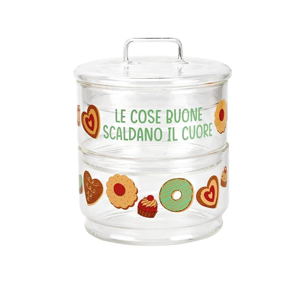 CONTENITORI IMPILABILI CON COPERCHIO “DOLCEZZA”