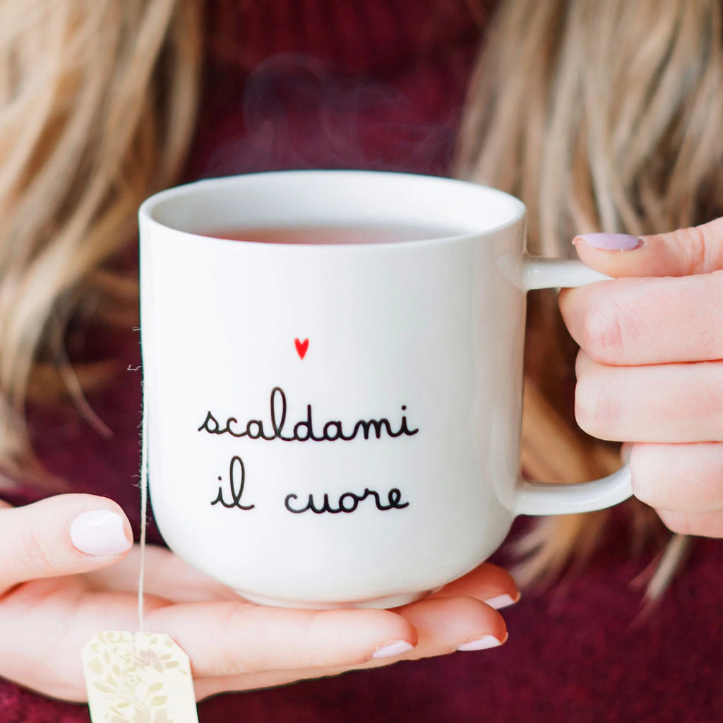 Mug bianca Scaldami il cuore