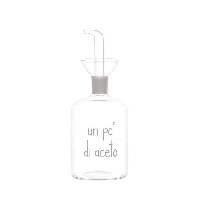 Bottiglia aceto decoro Un pò di aceto 350 ml