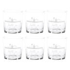 Set 6 Bicchieri acqua "Tutti a Tavola"