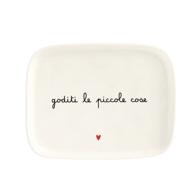 Piatto Goditi le piccole cose
