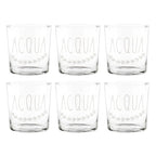 Set 6 Bicchieri Acqua