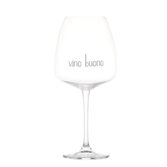 Set 2 calici vino Vino Buono 77cl