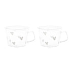 Set 2 tazze colazione Cuori