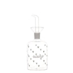 Bottiglia aceto decoro Tappezzeria Cuori 350 ml