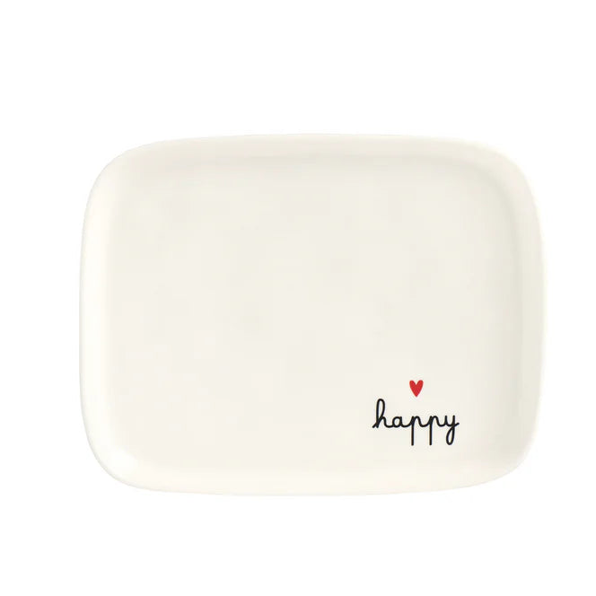 Piatto rettangolare Happy