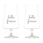 Set 2 Bicchieri birra Bella Fresca - 55cl