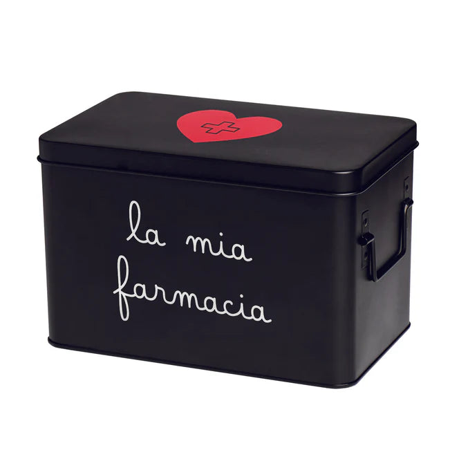 Scatola in acciaio verniciato La mia farmacia - Grande