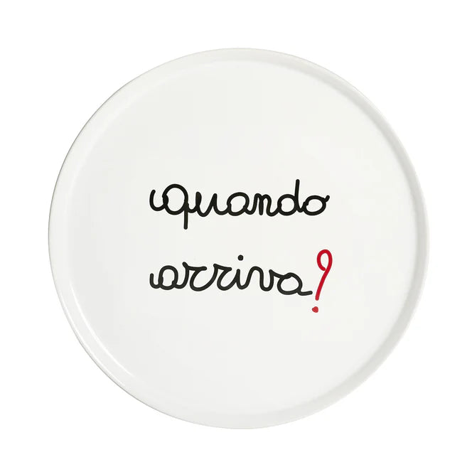 Piatto pizza Quando Arriva