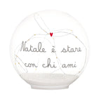 Palla led Natale è stare con chi ami