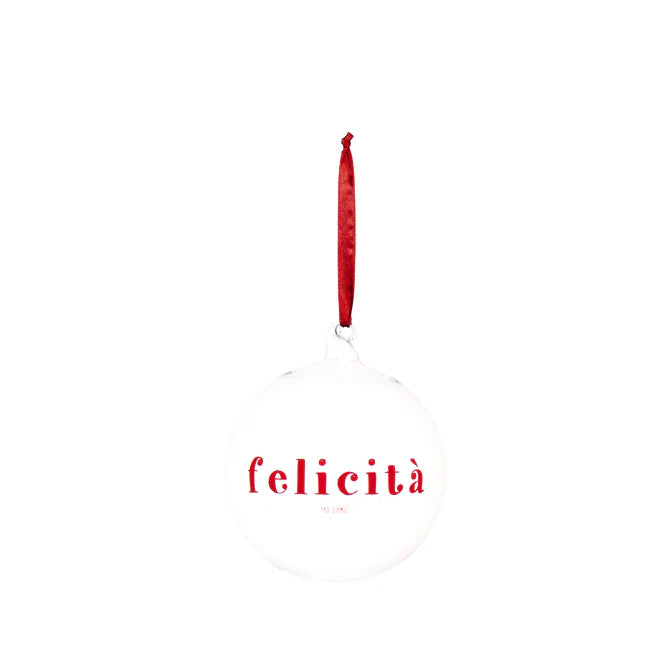 Pallina Felicità - 12 cm