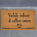 Zerbino Vietato entrare di cattivo umore