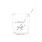 Set 4 bicchierini espresso Pausa Caffè in bianco