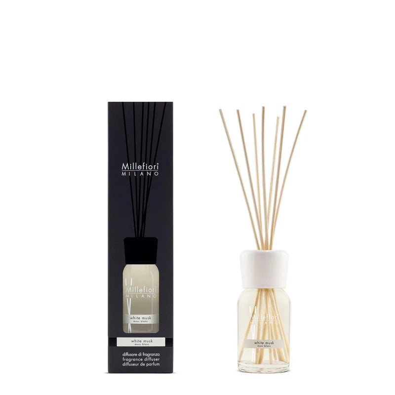 MILLEFIORI MILANO DIFFUSORE A BASTONCINI WHITE MUSK