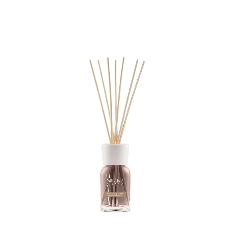 MILLEFIORI MILANO DIFFUSORE A BASTONCINI SILK & RICE POWDER