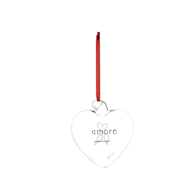 Pallina cuore Amore - 11 cm