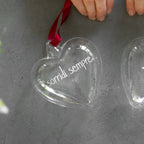Pallina cuore Sorridi sempre - 11 cm
