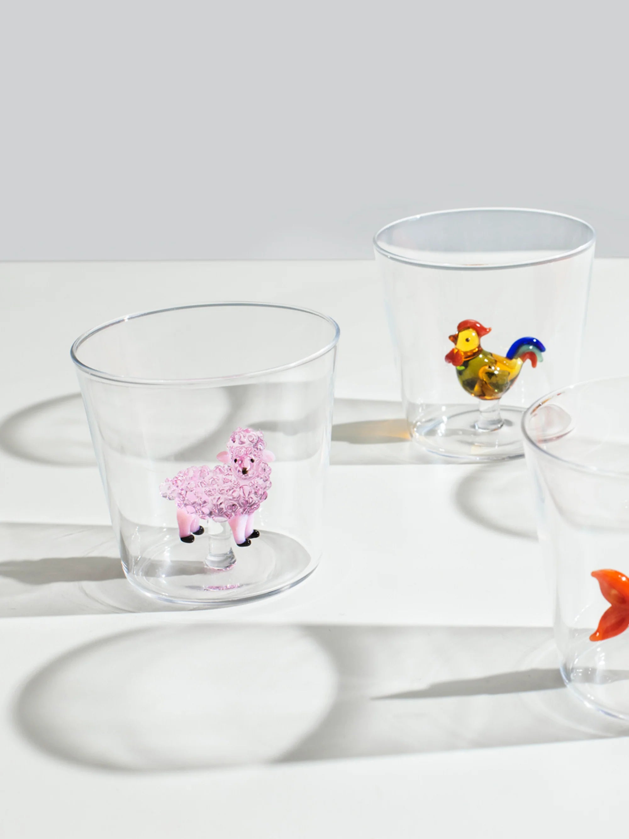 Bicchiere fatto a mano Pink Sheep Ichendorf