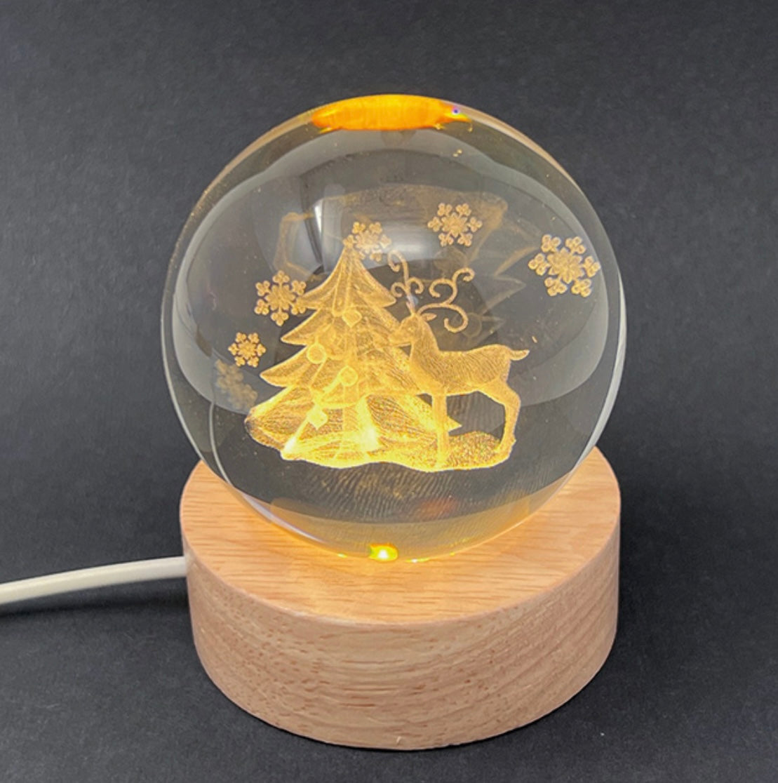 Sfera in vetro albero di Natale