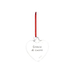 Pallina cuore Grazie di cuore - 15 cm