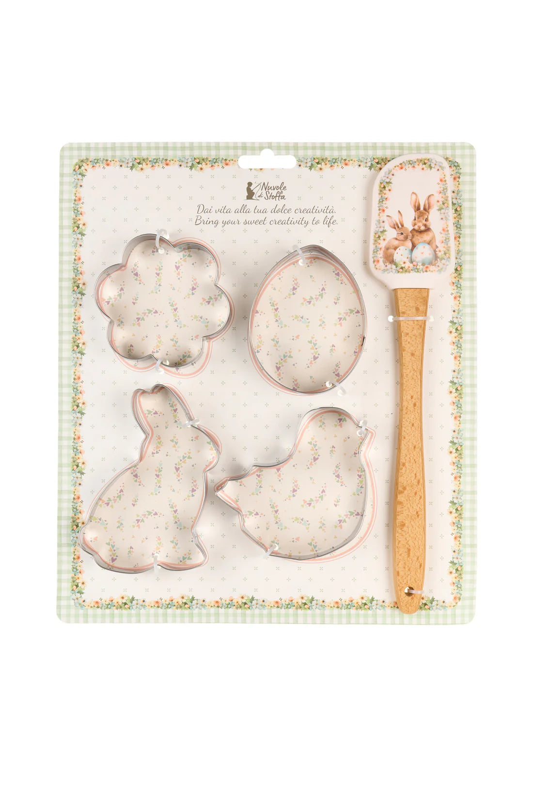 Spatola in silicone con stampini in acciaio – Pepen