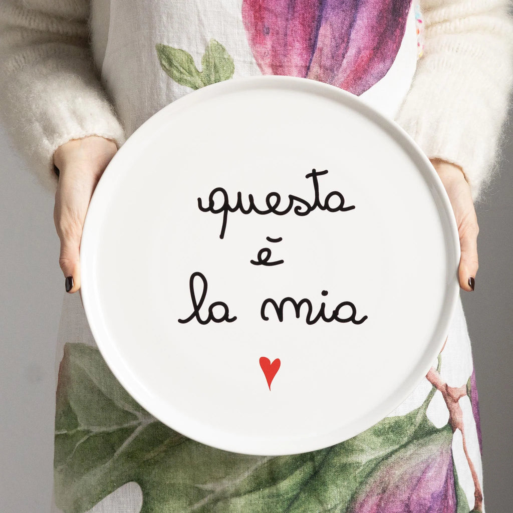 Piatto pizza Questa E' La Mia 31,5 cm
