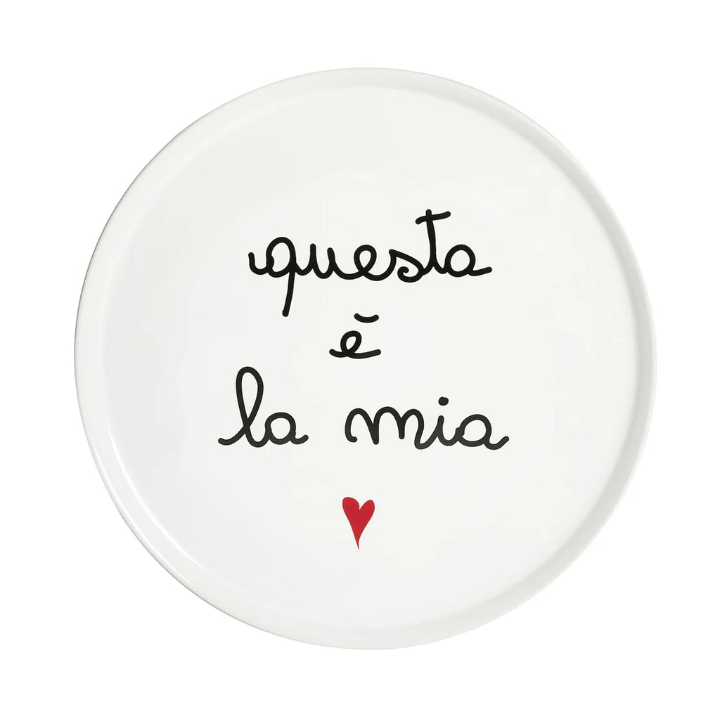 Piatto pizza Questa E' La Mia 31,5 cm
