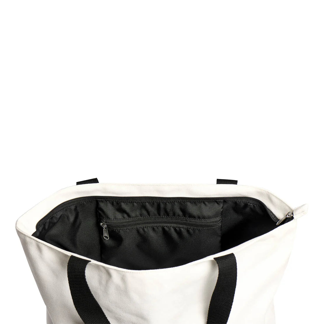 Borsa in canvas Prendo solo poche cose - Bianca