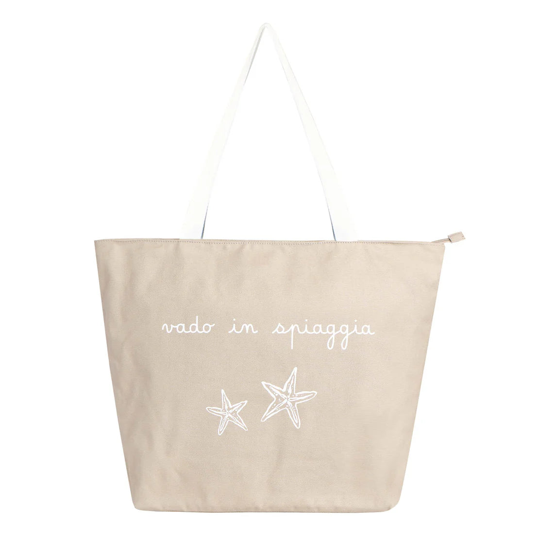 Borsa in canvas Vado in spiaggia - Sabbia