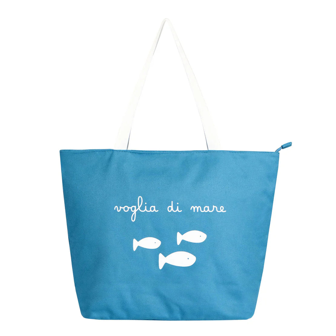 Borsa in canvas Voglia di mare - Cobalto