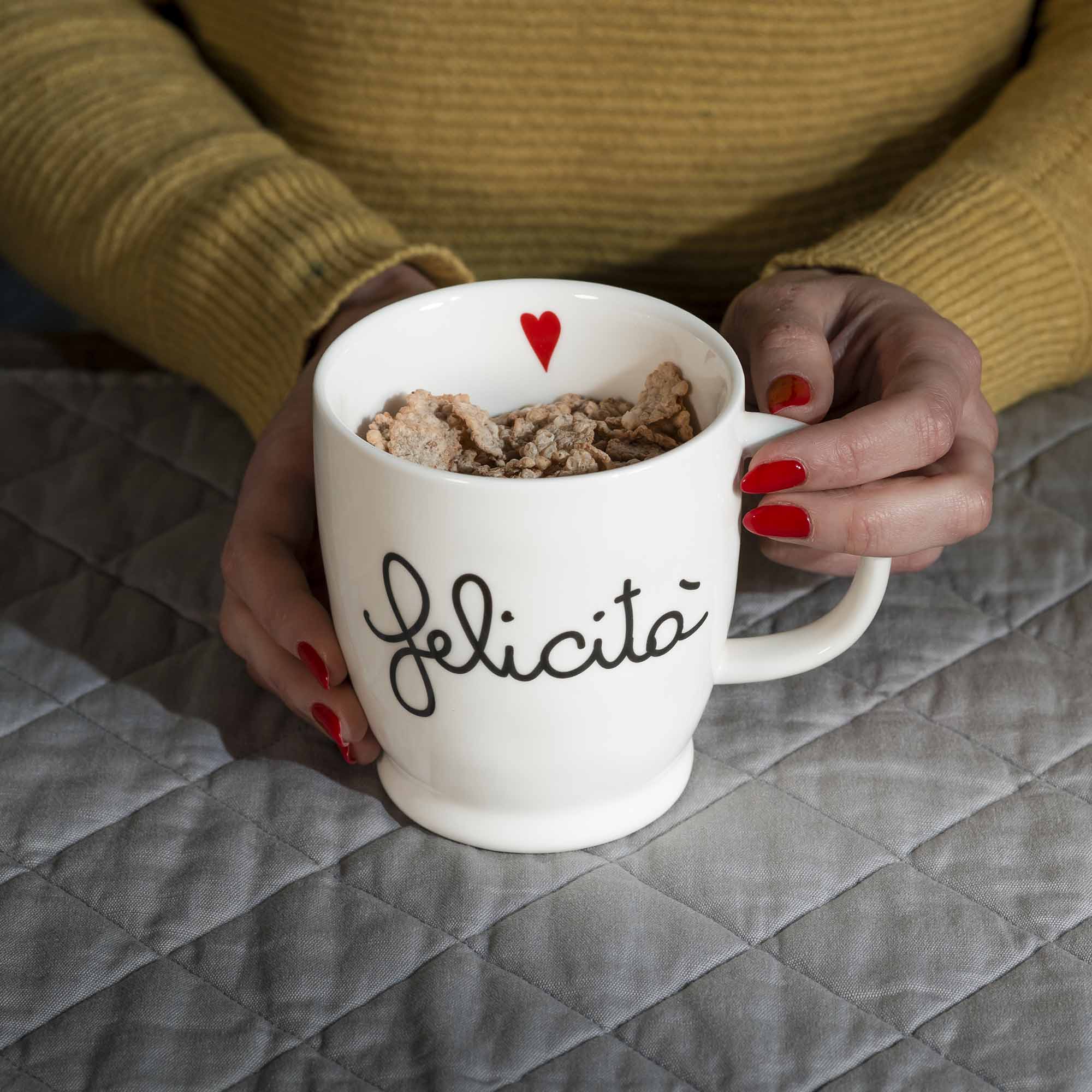 Mug bianca Felicità