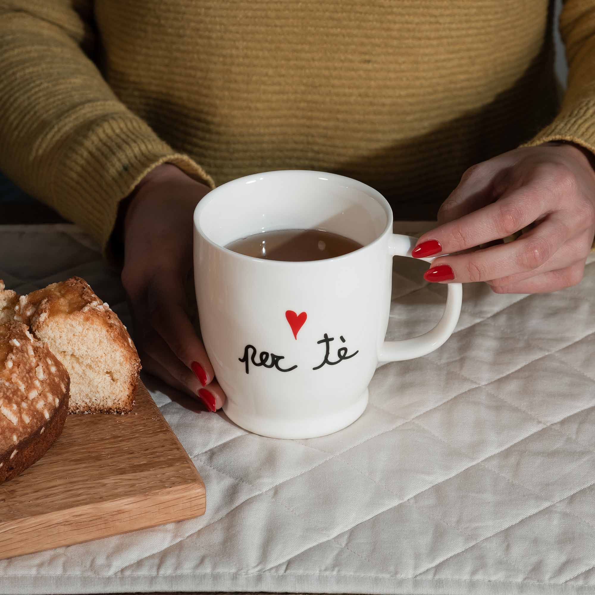 Mug bianca Per tè